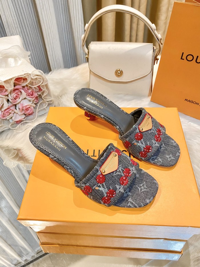 Women's high-heeled slippers,size 36-42, SS60-3475-3479