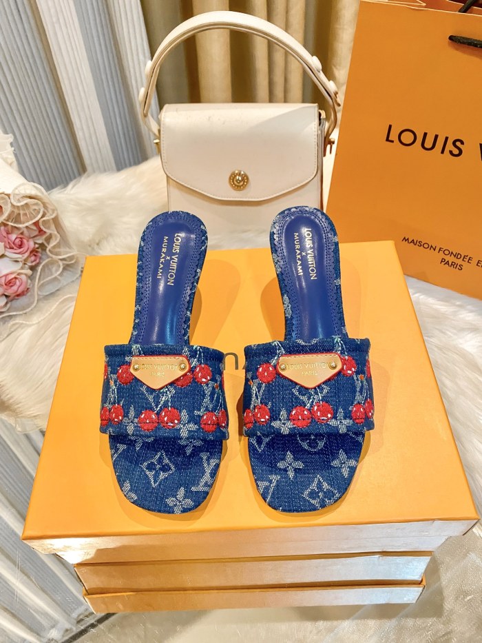 Women's high-heeled slippers,size 36-42, SS60-3475-3479