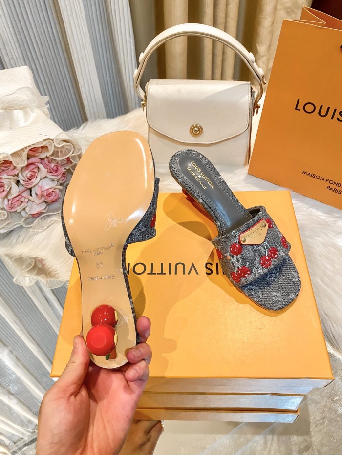 Women's high-heeled slippers,size 36-42, SS60-3475-3479
