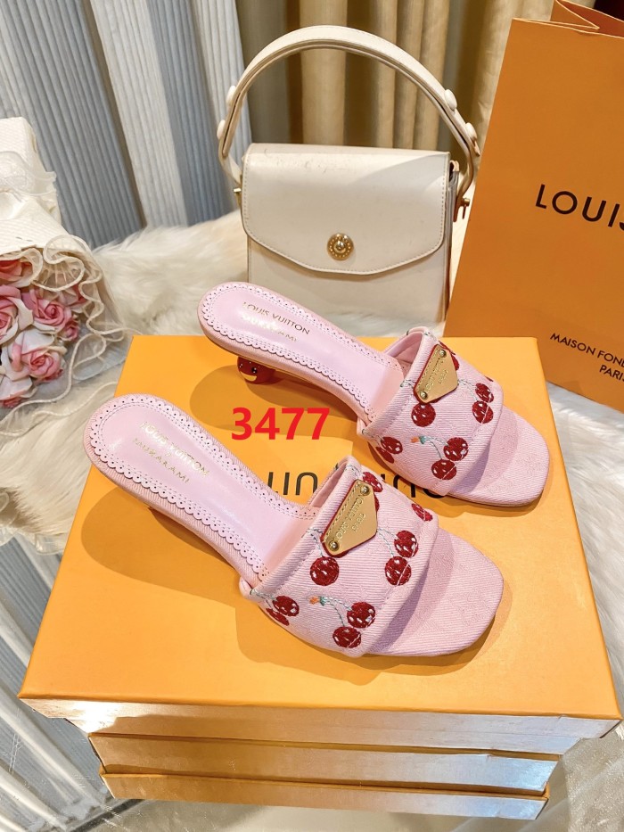 Women's high-heeled slippers,size 36-42, SS60-3475-3479