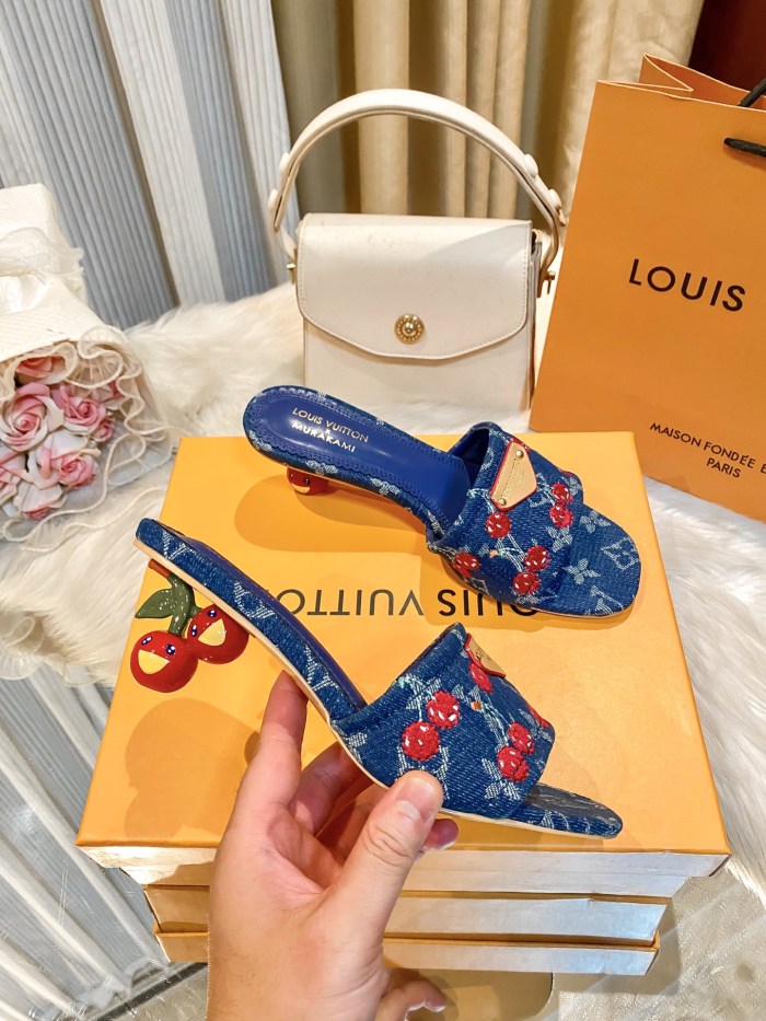 Women's high-heeled slippers,size 36-42, SS60-3475-3479