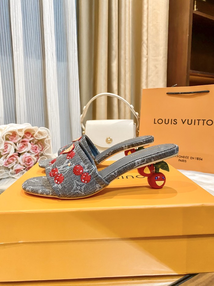 Women's high-heeled slippers,size 36-42, SS60-3475-3479