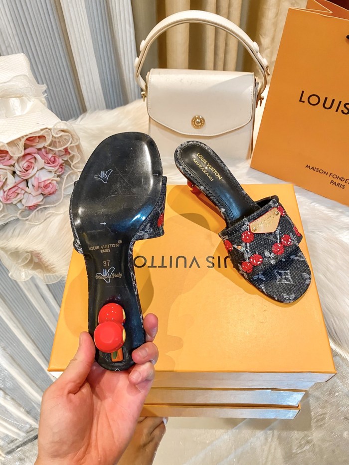 Women's high-heeled slippers,size 36-42, SS60-3475-3479