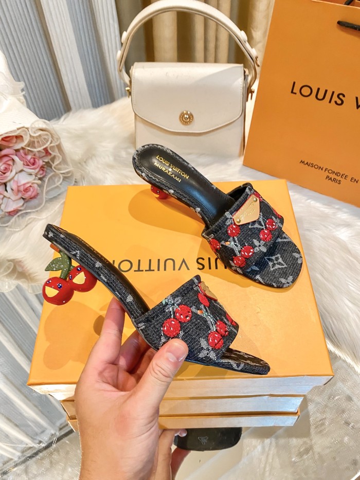 Women's high-heeled slippers,size 36-42, SS60-3475-3479