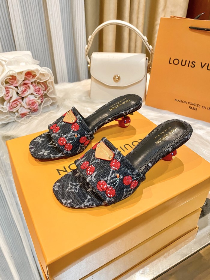 Women's high-heeled slippers,size 36-42, SS60-3475-3479