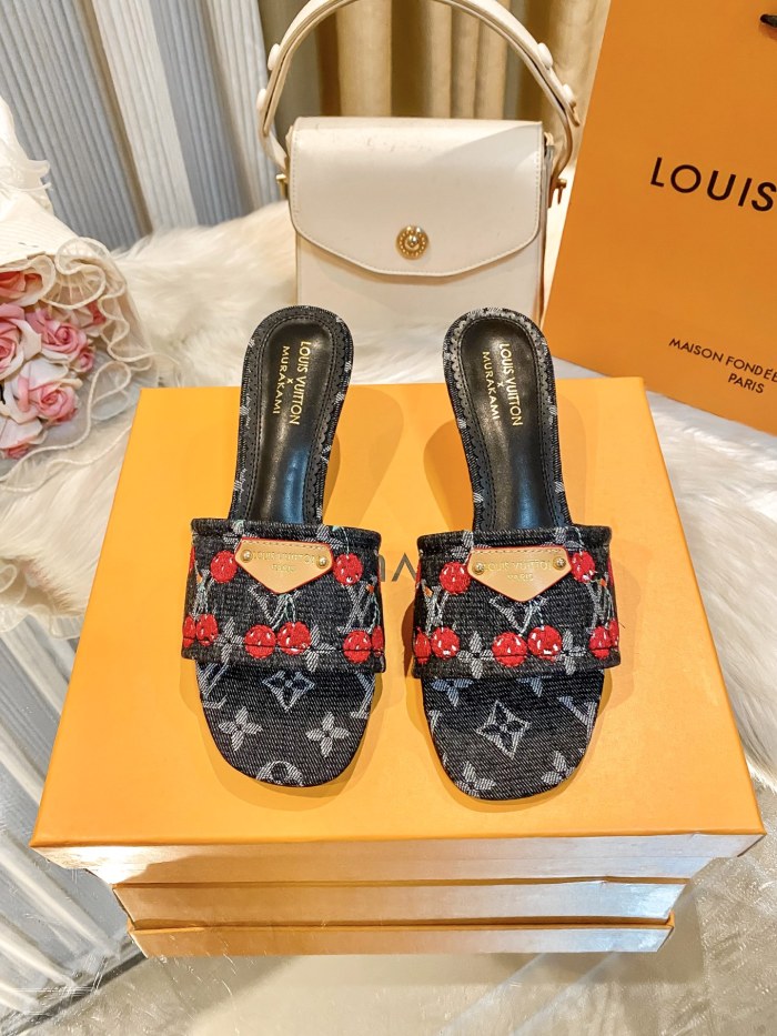 Women's high-heeled slippers,size 36-42, SS60-3475-3479