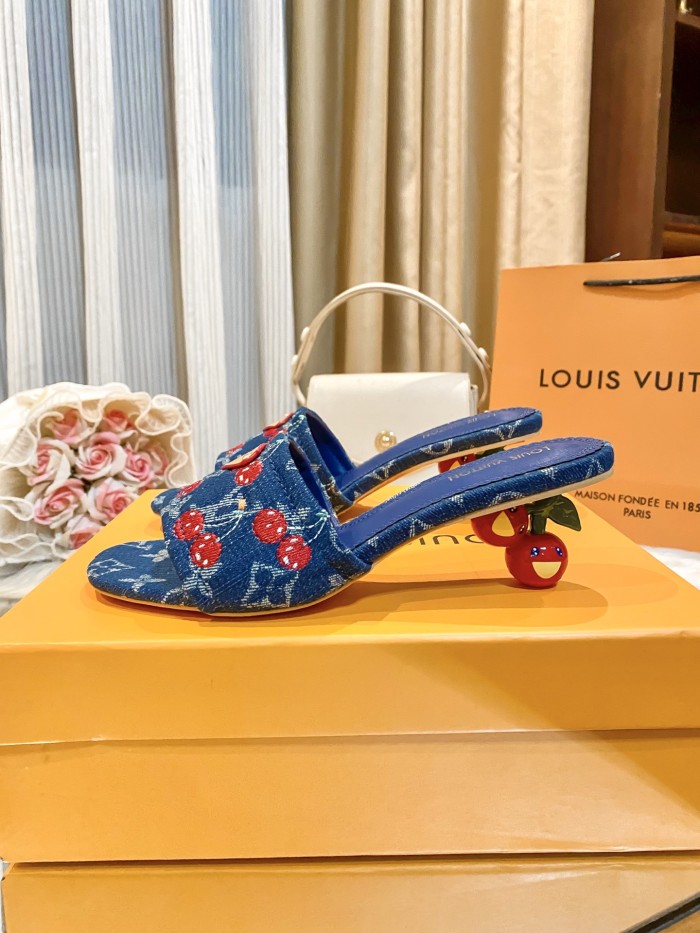 Women's high-heeled slippers,size 36-42, SS60-3475-3479