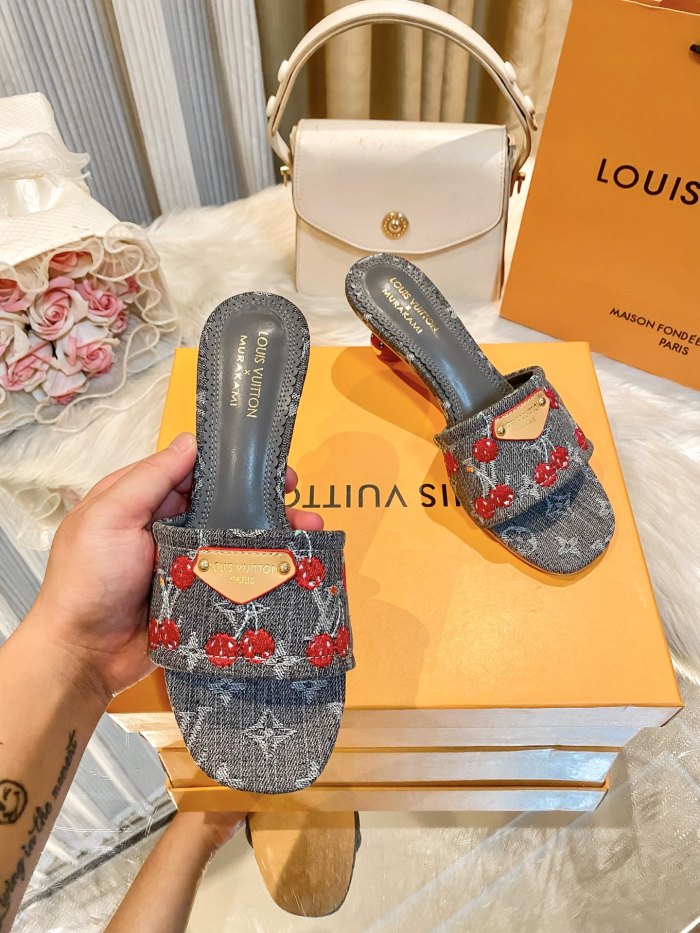 Women's high-heeled slippers,size 36-42, SS60-3475-3479