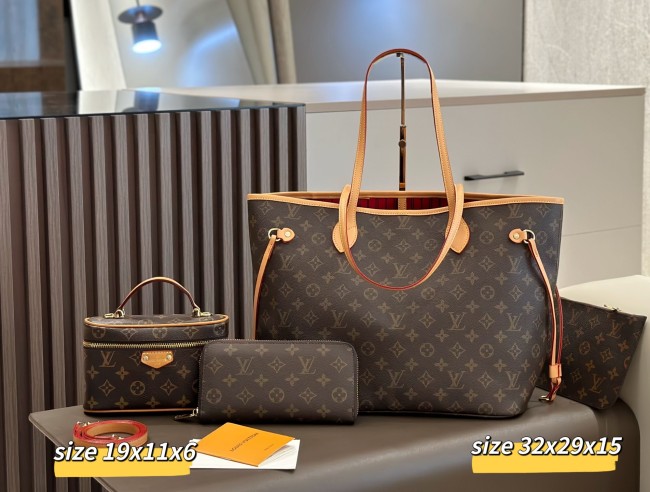 Split leather bag a set,3A ,no box, B75-422