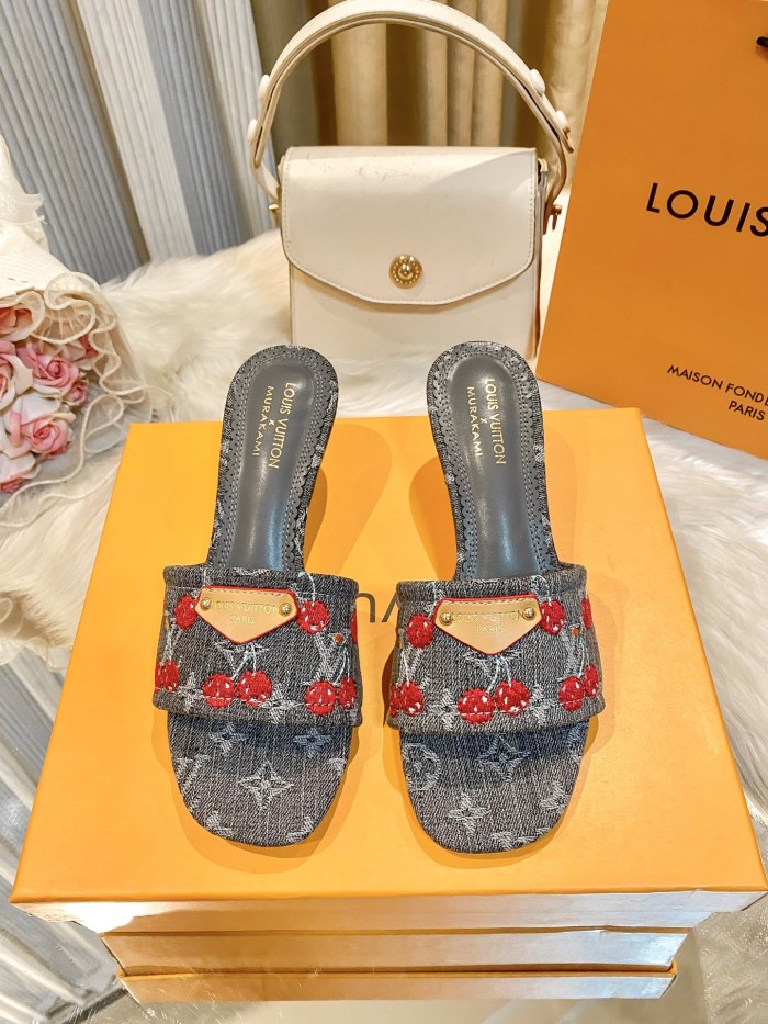 Women's high-heeled slippers,size 36-42, SS60-3475-3479