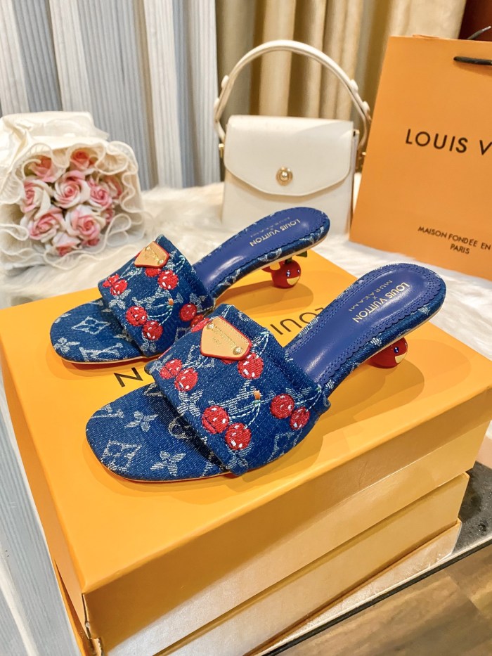 Women's high-heeled slippers,size 36-42, SS60-3475-3479