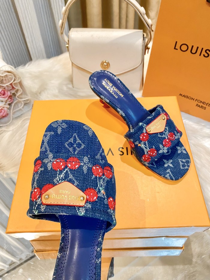 Women's high-heeled slippers,size 36-42, SS60-3475-3479