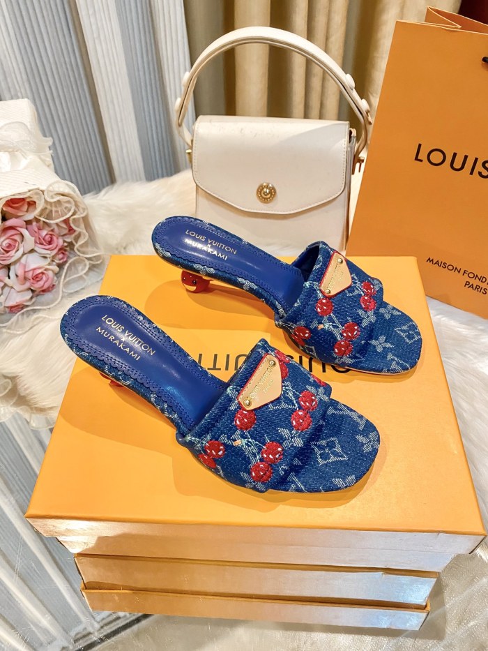 Women's high-heeled slippers,size 36-42, SS60-3475-3479