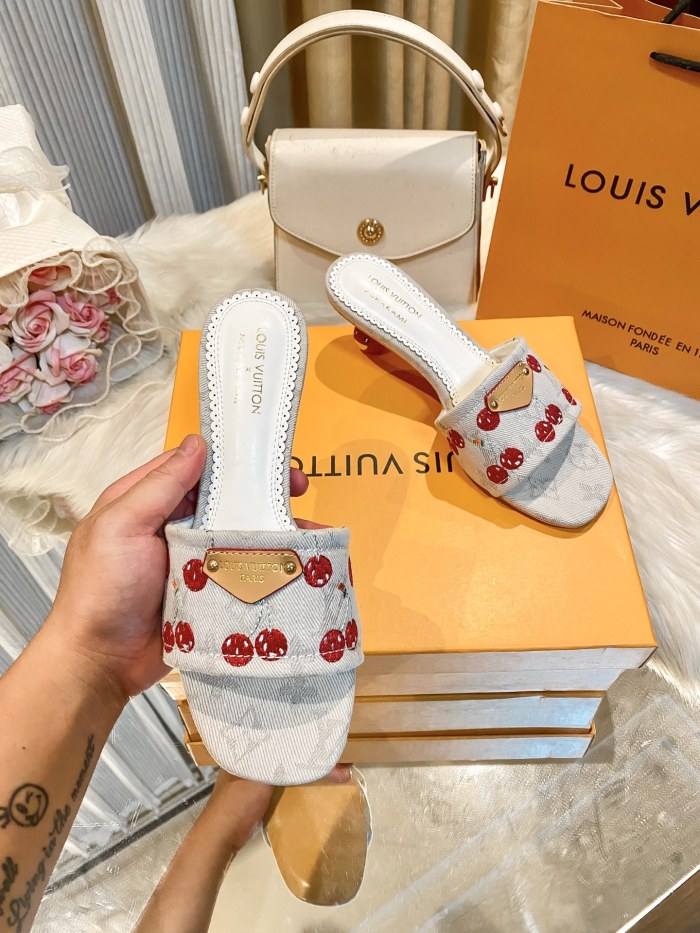 Women's high-heeled slippers,size 36-42, SS60-3475-3479