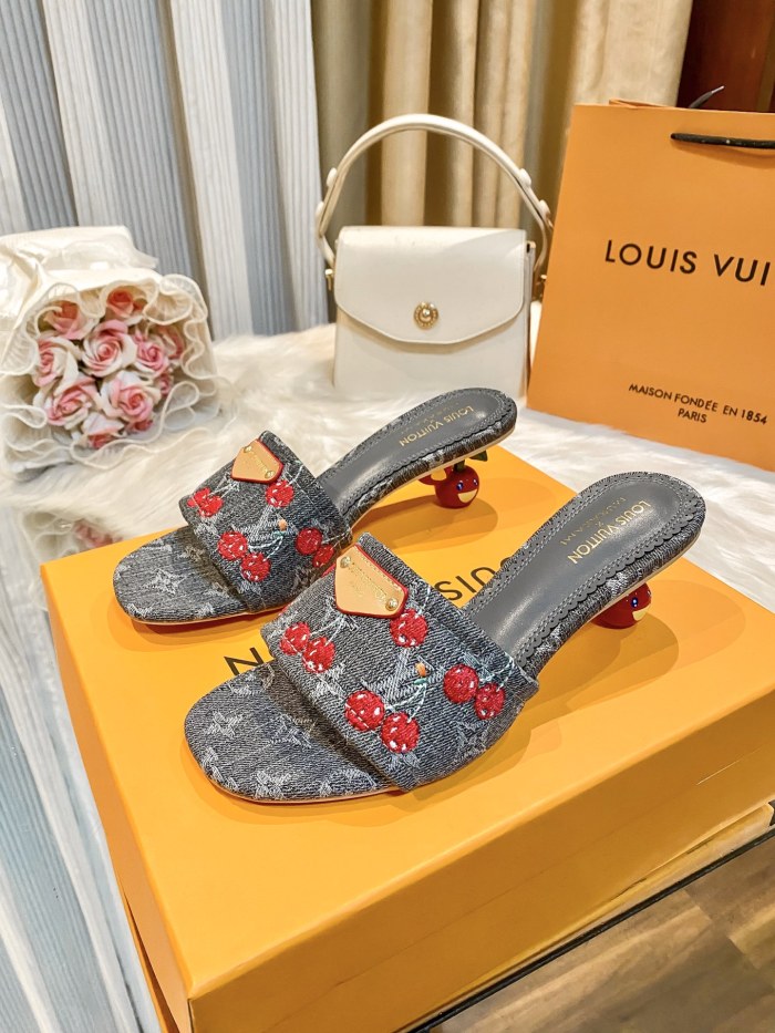 Women's high-heeled slippers,size 36-42, SS60-3475-3479