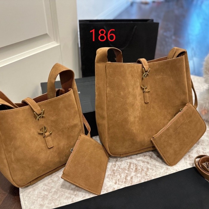 Split leather bag ,4A ,size 27cm and 18 cm,no box,  B80-184-188