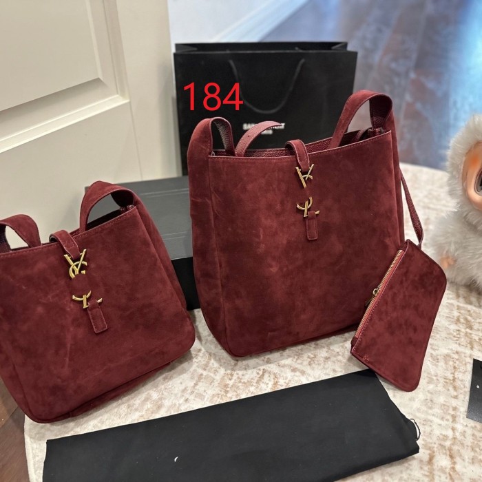 Split leather bag ,4A ,size 27cm and 18 cm,no box,  B80-184-188