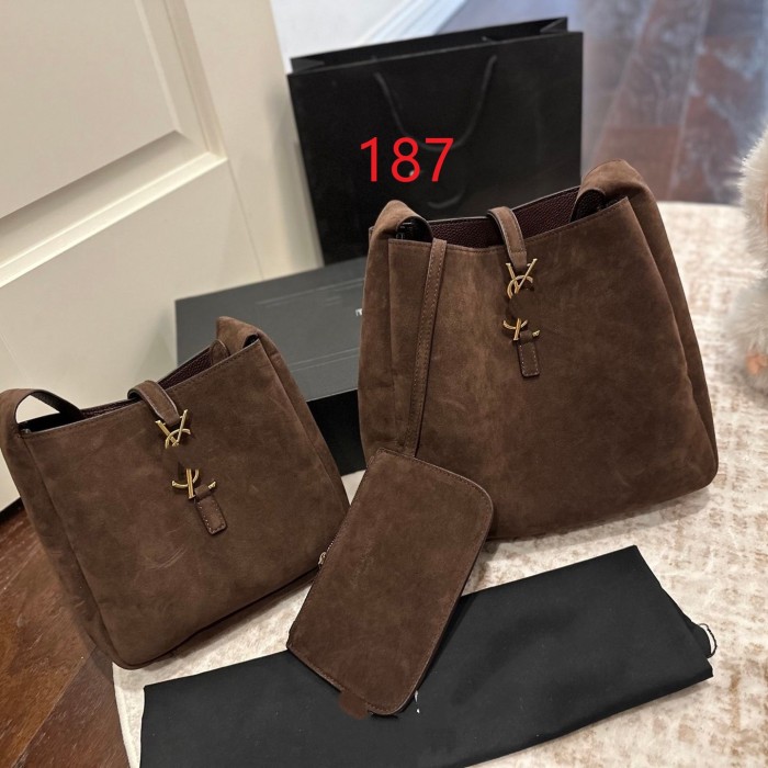 Split leather bag ,4A ,size 27cm and 18 cm,no box,  B80-184-188