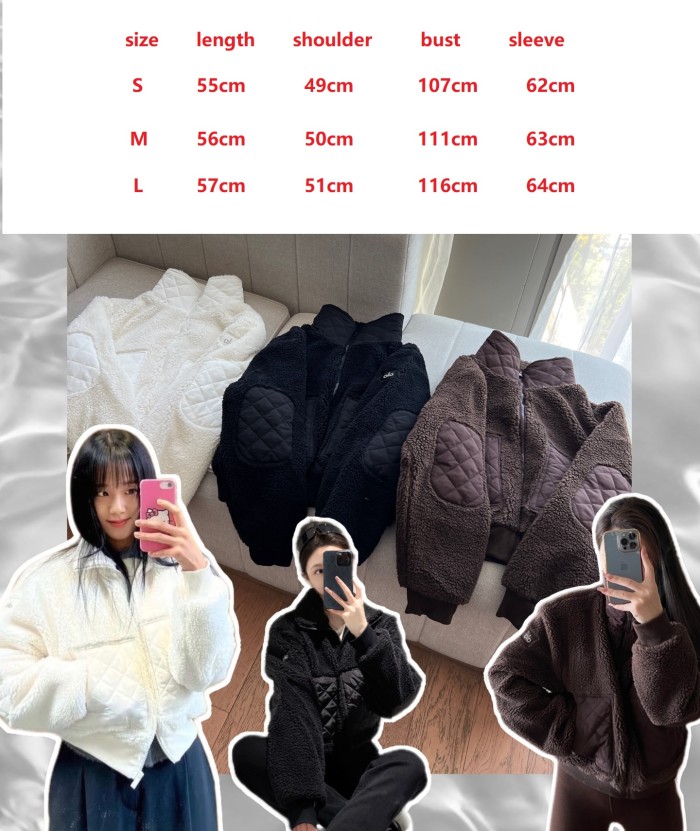 Top quality ,Women's fashion Lambskin patchwork coat jacket clothes, S-M-L,CL68-3-6