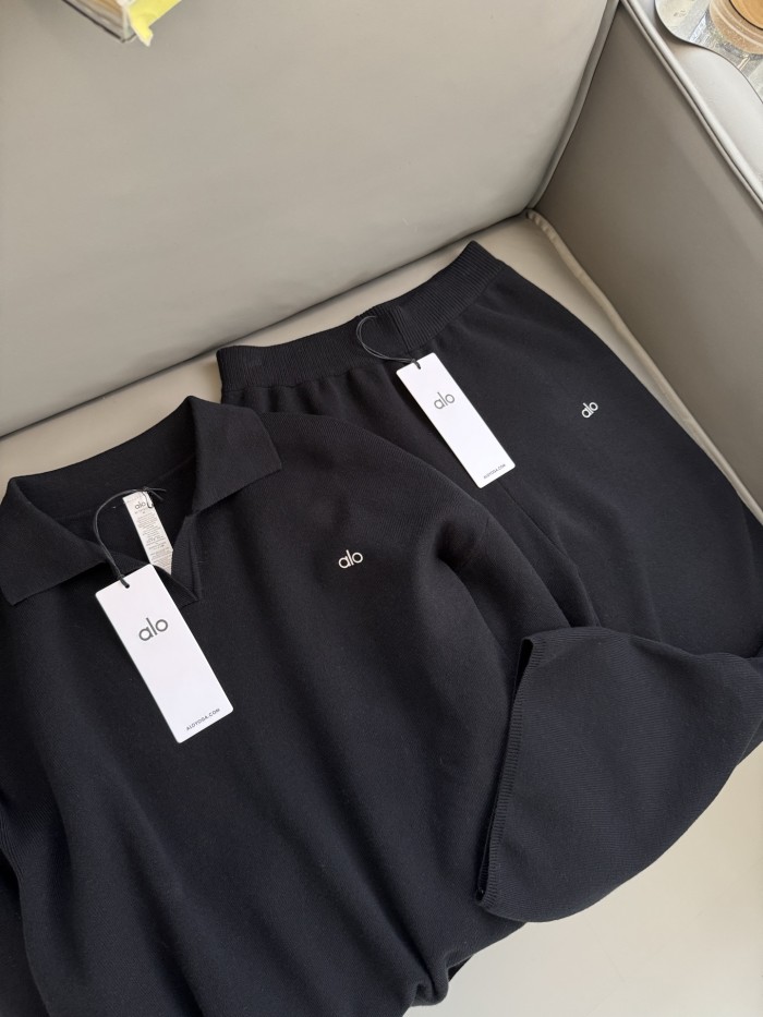 Knit sweater top + pants suit  clothes, elastic， CL68-7
