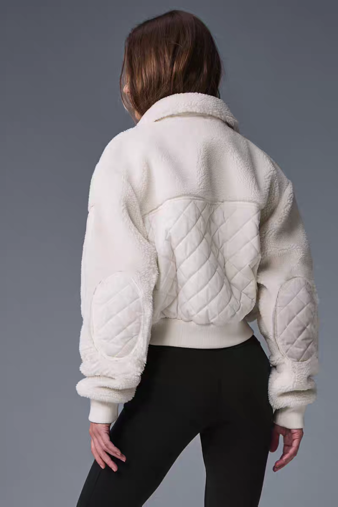 Top quality ,Women's fashion Lambskin patchwork coat jacket clothes, S-M-L,CL68-3-6