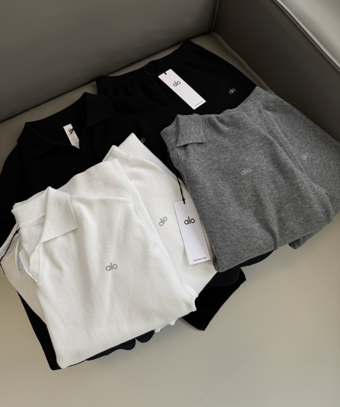 Knit sweater top + pants suit  clothes, elastic， CL68-7