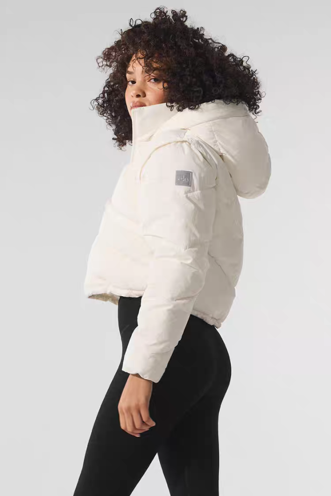Women double-zipper down cotton jacket clothes， CL88-67