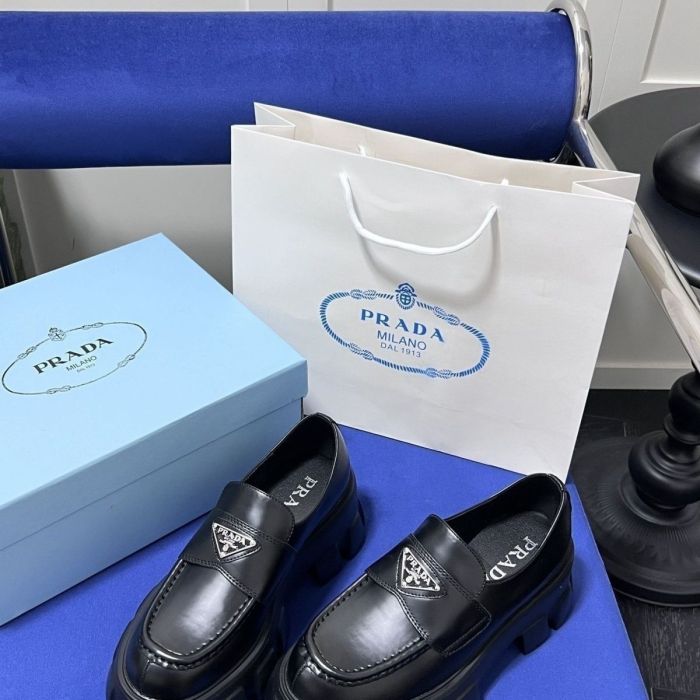 Ladies' thick-soled leather shoes,size 35-41, SS60-691-692