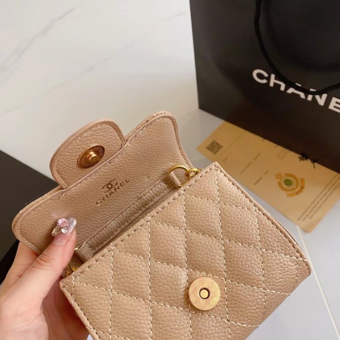 Split leather change purse bag, no box,B20-12-13