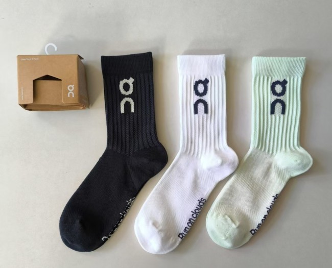 Breathable sports cotton socks for men women,3 pairs of 1 box ,CL10-55-60