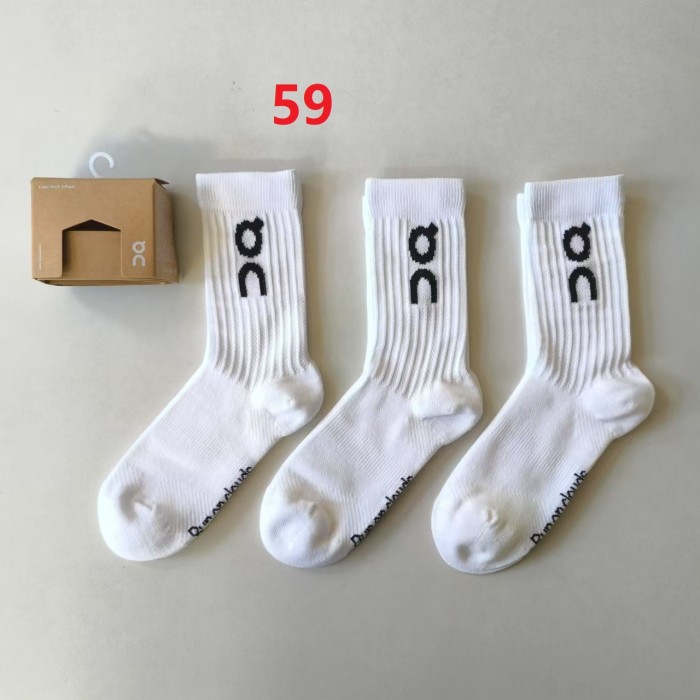 Breathable sports cotton socks for men women，3 pairs of 1 box ,CL10-55-60