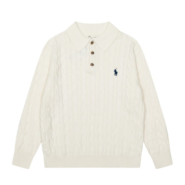 Embroidered knitted twisted sweater for women and men,size S-XL,CL35-78-81