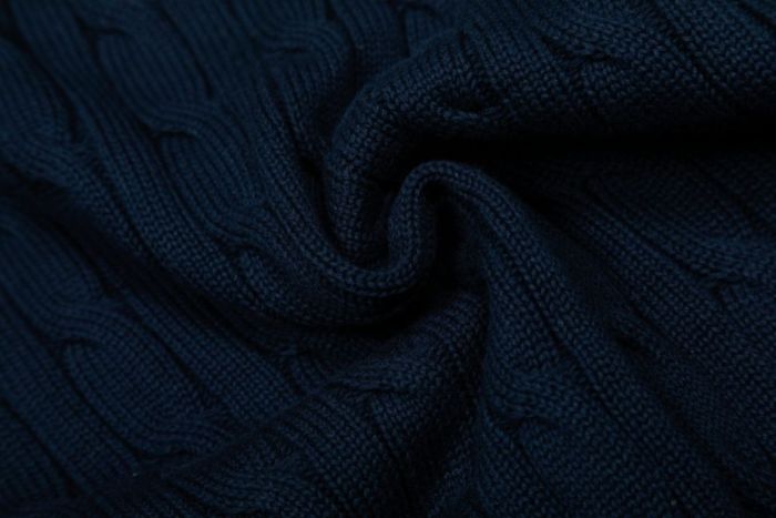 Embroidered knitted twisted sweater for women and men,size S-XL,CL35-78-81