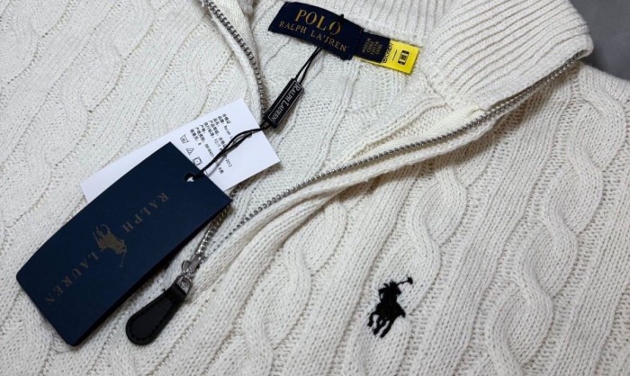 Embroidered knitted twisted stand-up collar sweater for women and men,size S-XXL,CL35-72-77