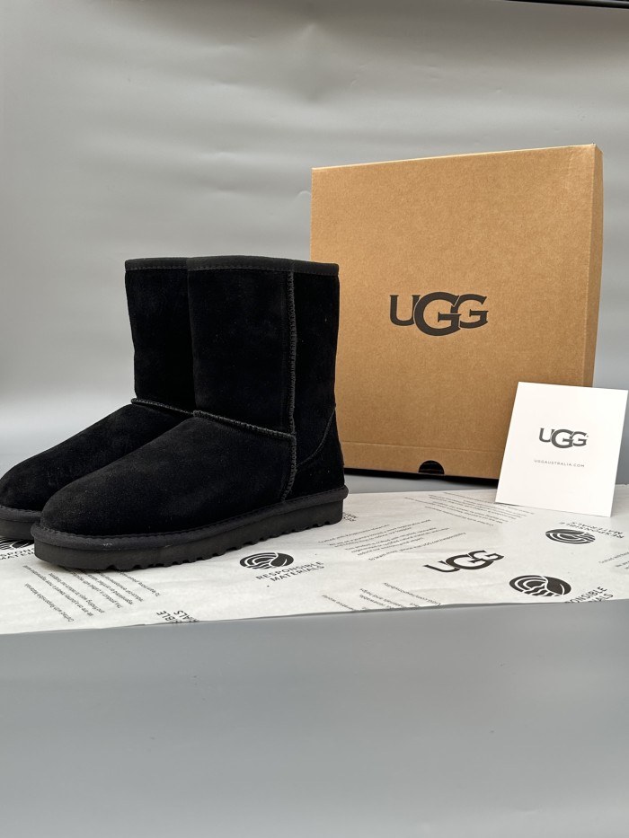 Women leather fur boot shoes, size 35-40,  with box, SS60-543