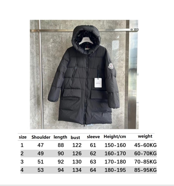 Men's winter thick duck down jacket coat, CL158-159