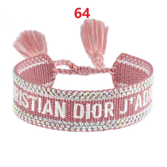 Hot diamond embroidery knitted bracelet jewelry , a set of 2 items ，with box,  J15-27-65