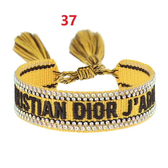 Hot diamond embroidery knitted bracelet jewelry , a set of 2 items ，with box,  J15-27-65