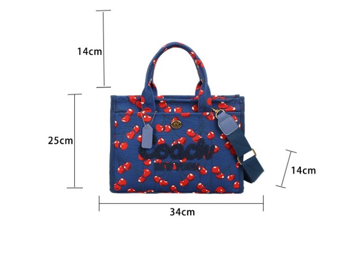 Denim canvasr bag ,3A ,size 25cm,no box,  B28-112-120