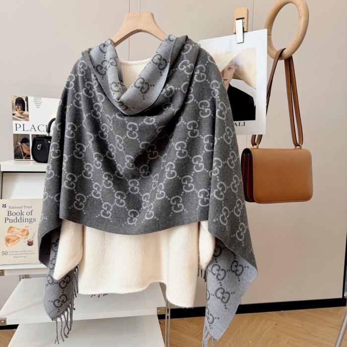 Cashmere cotton scarf for men women, size 65x180cm, no box. SF25-257-262