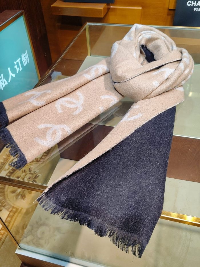 Cashmere cotton scarf for men women, size 205x70cm, no box. SF25-265-266