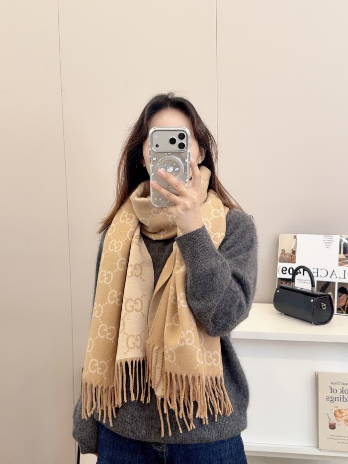 Cashmere cotton scarf for men women, size 65x180cm, no box. SF25-257-262