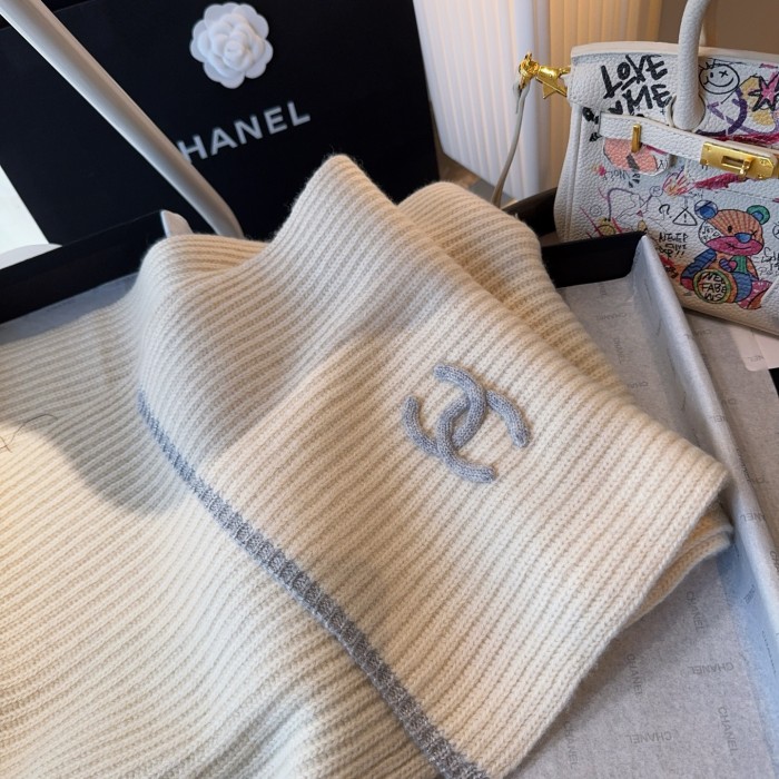 Cashmere cotton scarf for men women, size 30x200cm, no box. SF25-263-264