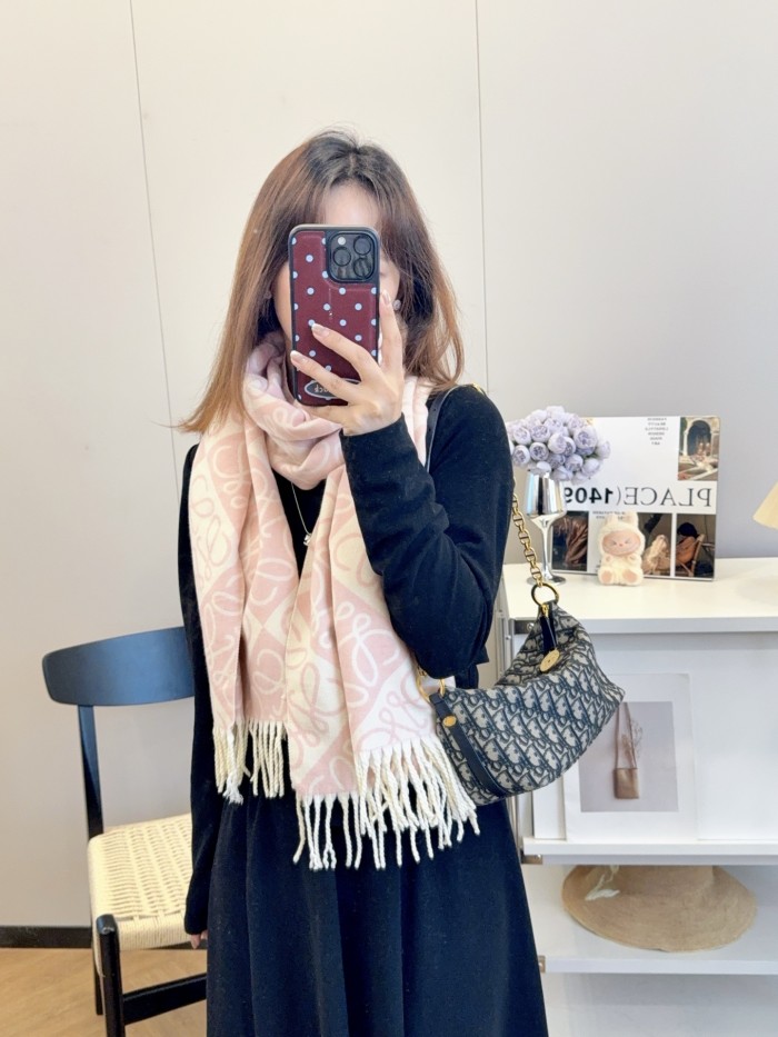 Cashmere cotton scarf for men women, size 65x180cm, no box. SF25-245-250