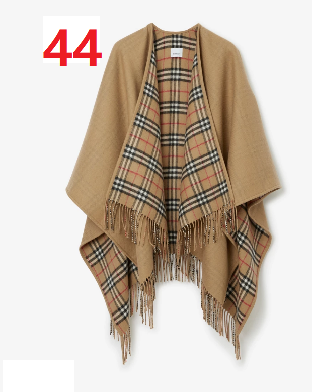 Double-sided wool and cashmere blended cape coat clothes，free size,CL60-44