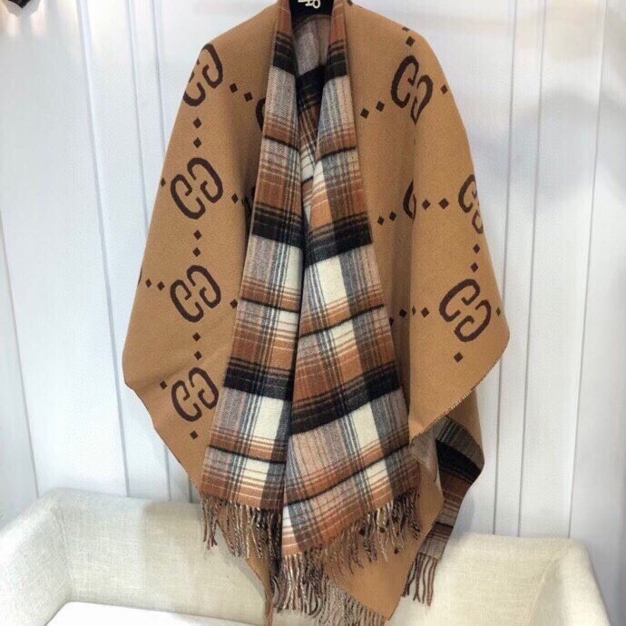 Double-sided wool and cashmere blended cape coat clothes，free size,CL60-55