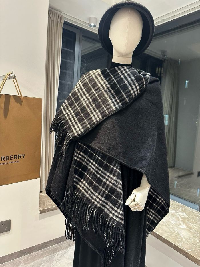 Double-sided wool and cashmere blended cape coat clothes，free size,CL60-45