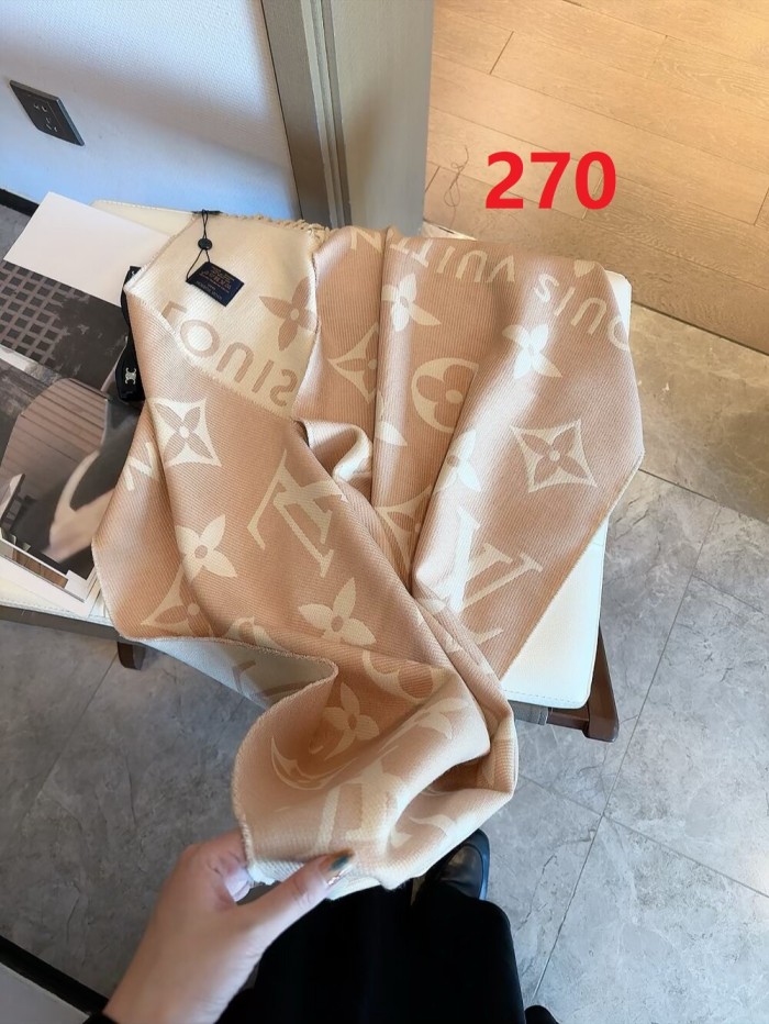 Cashmere cotton scarf for men women, size 45x186cm, no box. SF25-267-270
