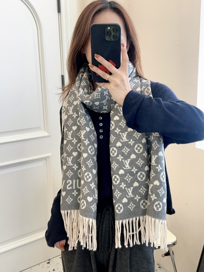 Cashmere cotton scarf for men women, size 65x180cm, no box. SF25-215-220