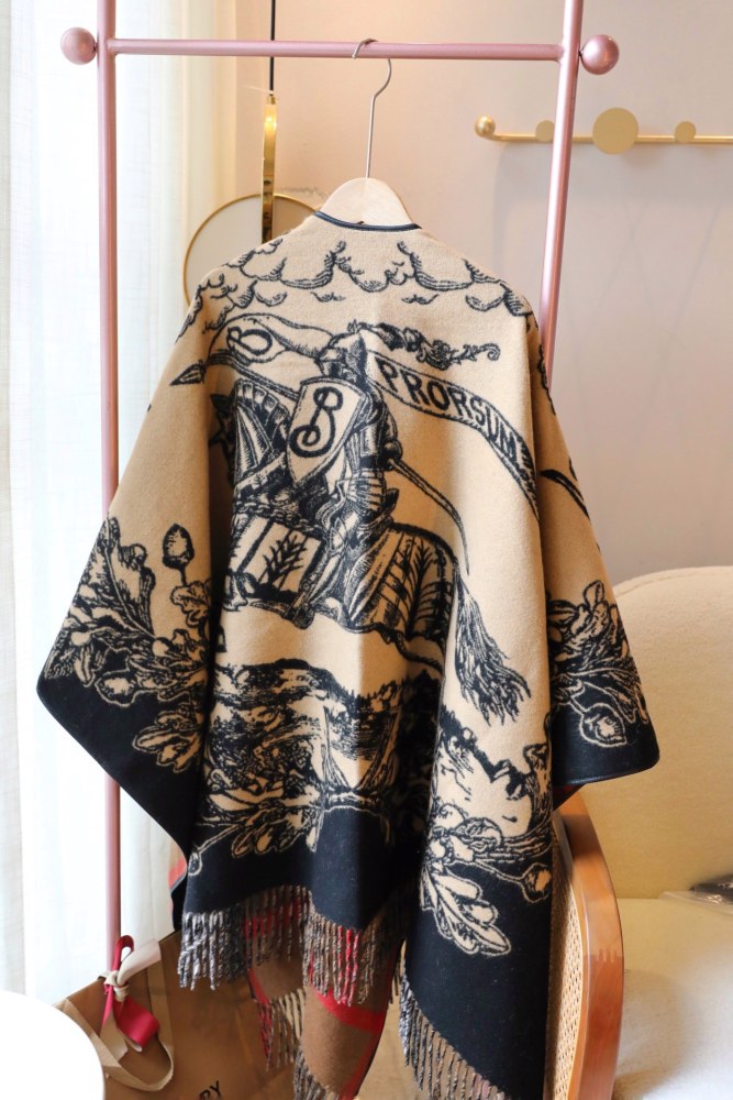 Double-sided wool and cashmere blended cape coat clothes，free size,CL60-47